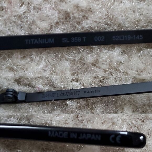 SAINT LAURENT Unisex Titanium SL359T 52mm Optical Frame - Picture 7 of 10